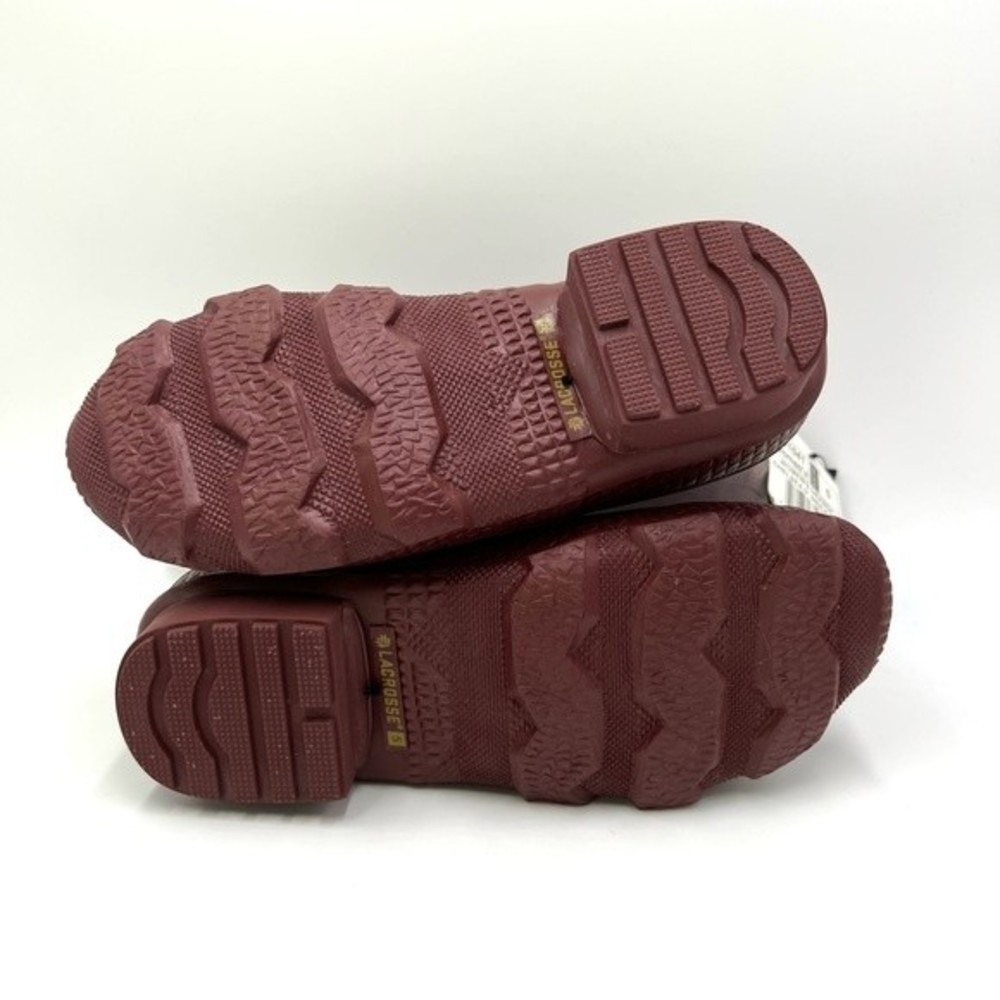 NEW Lacrosse Womens Size 5 Brick Red Grange Chelsea 5 Rain Boots Shoes - Picture 9 of 14